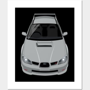 Impreza WRX STI 2nd gen 2005-2007 - Silver Posters and Art